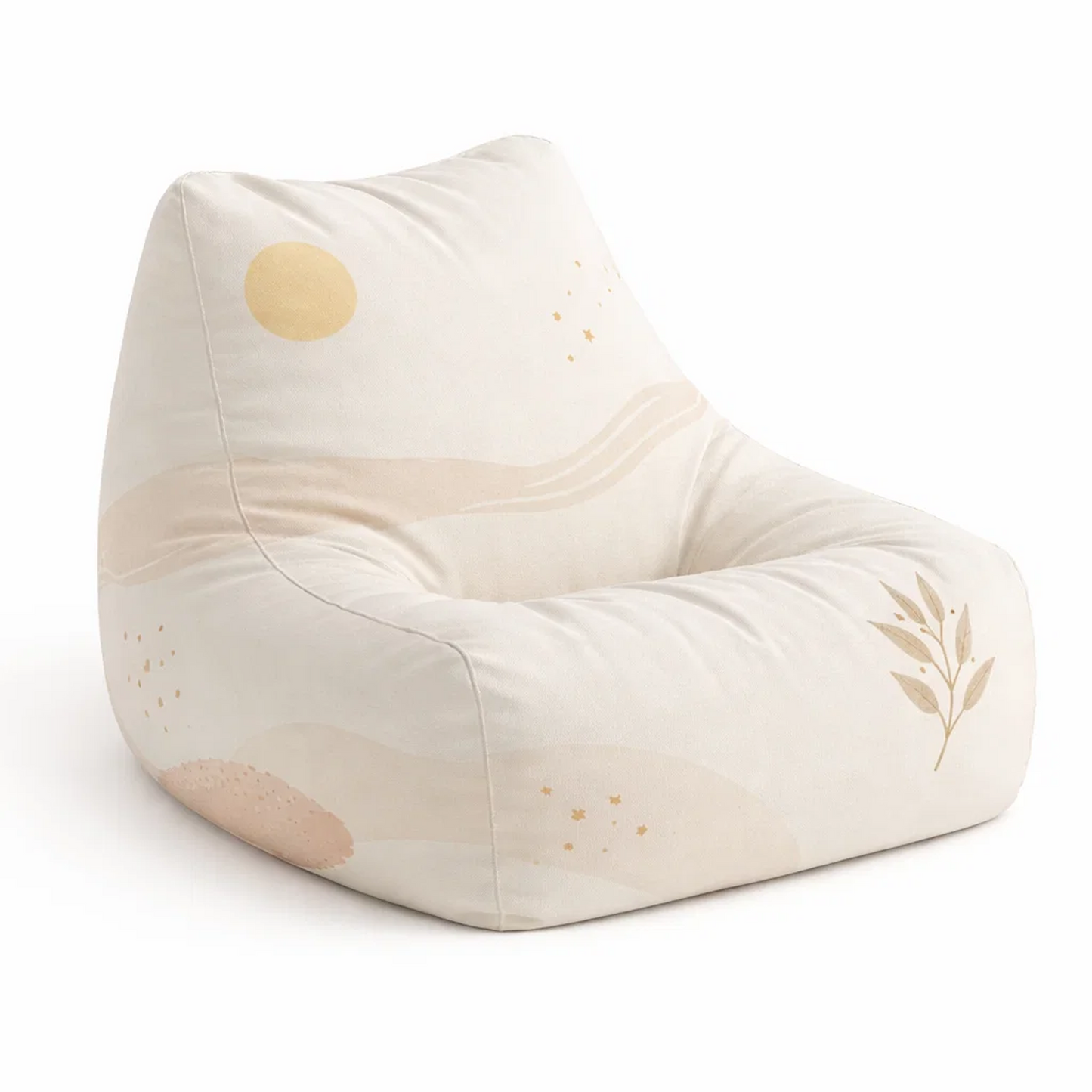 Soft Printed Bean Bag Chair