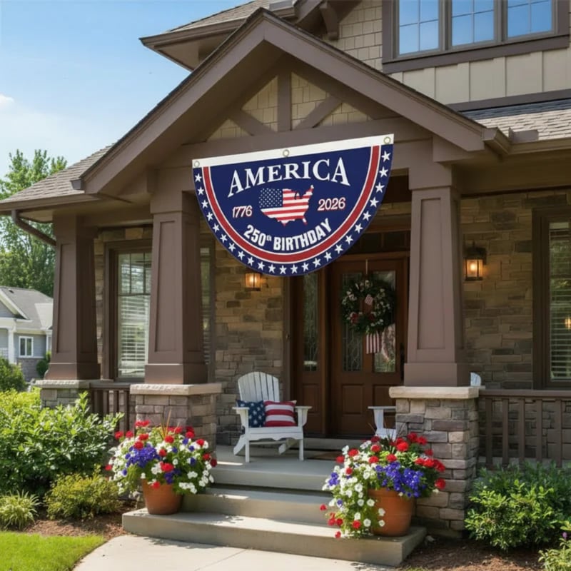 🎇 250th Anniversary USA Fan Flag 🇺🇸