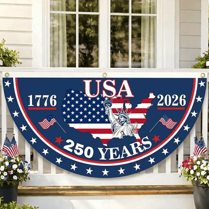 🎇 250th Anniversary USA Fan Flag 🇺🇸