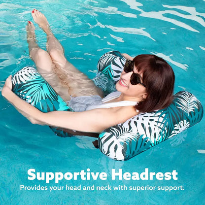 🏖️☀️Inflatable Pool Floats Adult.  Floating Lounge Chairs . Blow up Pool Noodles for Adult Heavy Duty