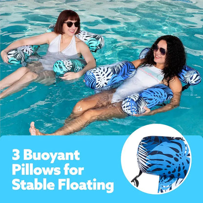 🏖️☀️Inflatable Pool Floats Adult.  Floating Lounge Chairs . Blow up Pool Noodles for Adult Heavy Duty